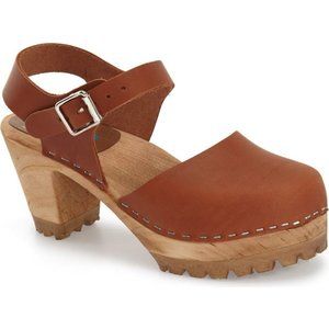 MIA Abba Clog- Size 36 (6 - 6.5 US) Cognac